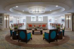 The Glenview at Pelican Bay Lobby Healthcare Florida Senior Living THW Design