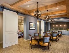 The Glen at Lake Oconee Dining & Private Dining Senior Living Design Interior Designers