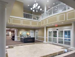 The Oaks of Louisiana CCRC THW Design Lobby