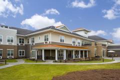 Greer Memory Care Design THW Design Exterior Courtyard