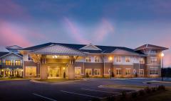 Greer Memory Care Design THW Exterior Night 2