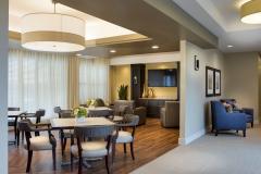 Greer Memory Care Design THW Dining and Cooridoor