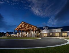 Memory Care exterior entrance Assisted Living Dementia Alzheimers THW Design senior living architects