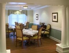 Westminster Canterbury Richmond CCRC Private dining THW Design Senior Living